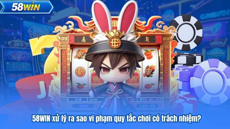 58WIN xử lý ra sao vi phạm quy tắc chơi có trách nhiệm?